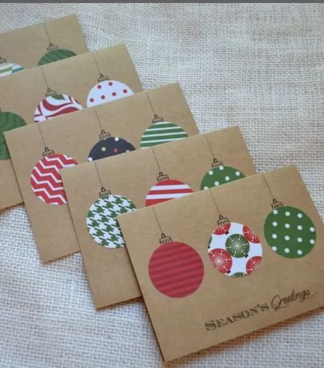 45+ Easy and Fun Christmas Cards for Kids to Make - HubPages Kraft Christmas Cards, Button Christmas Cards, Christmas Cards For Kids, Cards For Kids To Make, Handcrafted Christmas Cards, Fun Christmas Cards, Create Christmas Cards, Christmas Cards Kids, Simple Christmas Cards