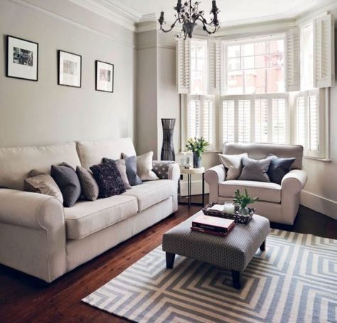 Bay window living room