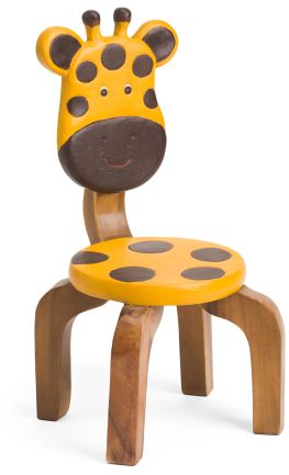 Kids Giraffe Stool School Furniture Design, Childrens Furniture Design, Painting Kids Furniture, Kids Study Table, Wooden Platters, Wooden Toys Plans, Kids Study, Kids Wood, Childrens Furniture