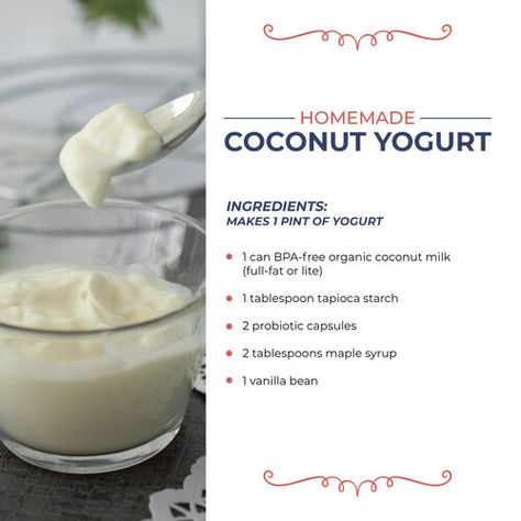 Dairy Free Yogurt Recipe, Homemade Coconut Yogurt, Liver Detox Recipes, Diy Yogurt, Coconut Milk Yogurt, Functional Health, Yogurt Recipe, Baby Food Pouch Recipes, Homemade Granola Bars