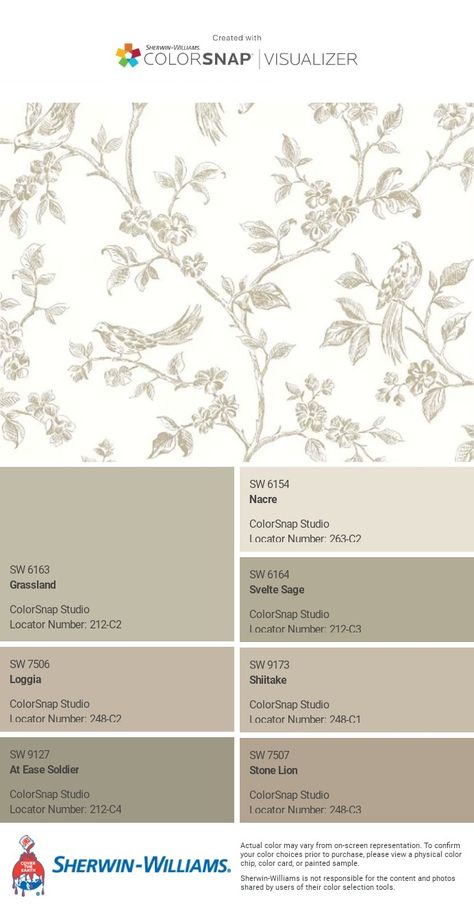 I just created this color palette with the Sherwin-Williams ColorSnap® Visualizer app on my Android phone. What do you think? You can learn more about ColorSnap Visualizer and get it on your phone free by visiting https://www.sherwin-williams.com/content/colorsnap.html. French Country Kitchen Color Palette, French Interior Color Palette, French Chateau Color Palette, English Country Paint Palette, French Country Palette, Faded Flax Flower Sherwin Williams, French Farmhouse Color Palette, French Cottage Color Palette, Ethereal Mood Sherwin Williams