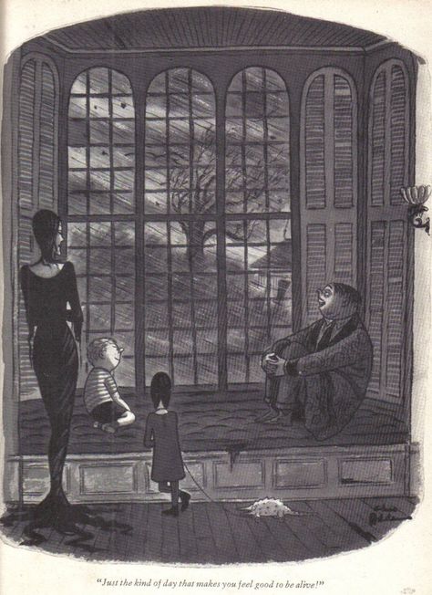 The Addams Family (1938-1988 cartoon series by Charles Addams) Original Addams Family, Addams Family Cartoon, Addams Family Musical, Addams Family Movie, Charles Addams, Castlevania Wallpaper, Gomez And Morticia, Adams Family, The Munsters