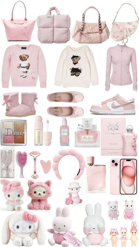 Pink Birthday Wishlist, Pink Christmas List, Pink Christmas Wishlist, Pink Things To Buy, Y2k Wishlist, Christmas Wishlist 2023, Xmas Wishlist Ideas, Birthday Wishlist Aesthetic, Coquette Wishlist