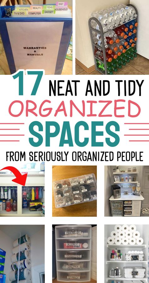 Organized Things, Seriously Organized, Organization Hacks Diy, Clutter Solutions, Getting Organized At Home, Clutter Organization, Household Organization, Organize Declutter, Space Organizer