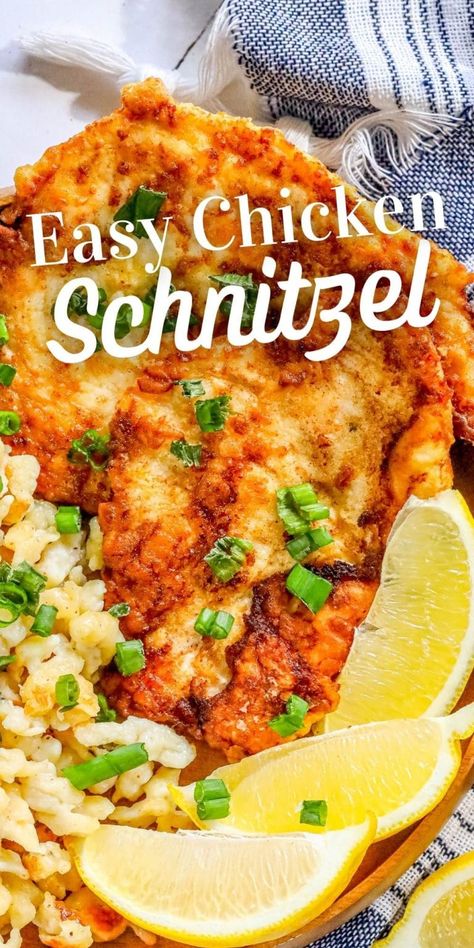 Chicken Snitzel Recipe, Chicken Schnitzel Recipe, Schnitzel Recipe, German Food Authentic, Chicken Cutlet Recipes, Schnitzel Recipes, Hp Sauce, Chicken Schnitzel, Cutlets Recipes