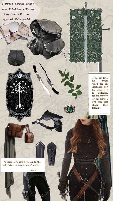 LOTR Humankind Gondor Aesthetic 🐎🗡 Rings Of Power Outfits, Lotr Outfit Ideas, Lord Of The Rings Movie Night, Lord Of The Rings Inspired Outfits, Lord Of The Rings Ranger, Lotr Inspired Outfits, Gondor Aesthetic, Lotr Outfits, Lotr Shirt