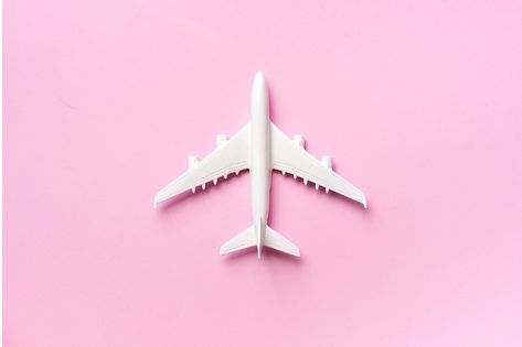 Pink Pastel Background, Travel Banner, Creative Layout, Model Planes, Pink Pastel, Pastel Background, Top View, Pink Background, Style Board