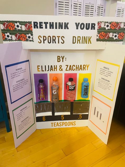 Science Fair Projects For 5th Grade, Sports Related Science Fair Projects, Jr High Science Fair Projects, Soccer Science Fair Projects, Lego Science Fair Projects, Football Science Fair Projects, Sports Science Fair Projects, Basketball Science Fair Projects, Rethink Your Drink Science Project