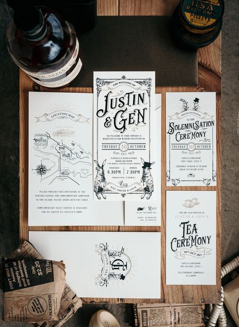 Modern Victorian Wedding, Victorian Inspired Wedding, Victorian Wedding Invitations, Haunted Wedding, Invitation Design Inspiration, Hendrick's Gin, Design Wedding Invitation, Gothic Wedding Invitations, Wedding Ides