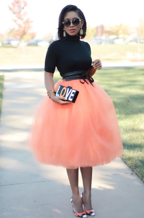 Living My Bliss InStyle: Vintage Chic Puffy Tulle Skirt, Cute Church Outfits, Tulle Skirts Outfit, Career Outfits, Short African Dresses, Tulle Skirts, Stylish Work Attire, Dress Women Elegant, Classy Dress Outfits