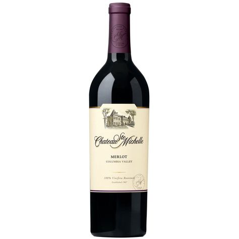 Chateau Ste. Michelle Columbia Valley Merlot ($15) Black Cherry Fruit, Merlot Red Wine, Merlot Wine, Chenin Blanc, Dior Perfume, Summer Wines, Pinot Grigio, Wine Time, Wine And Liquor