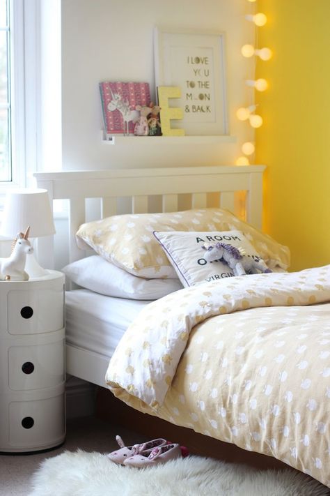 Playful kids bedroom gallery - kids bedroom decorating ideas for girls and boys.  #boys #girls #kids #bedroom #playful Mint And Yellow Bedroom, Yellow Girls Bedroom Ideas, Yellow Kids Room Girl, Yellow Room Ideas, Yellow Kids Bedroom, Yellow Girls Bedroom, Yellow Kids Rooms, Yellow Bedroom Ideas, Yellow Girls