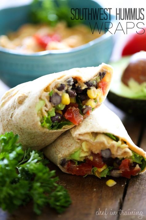 Hummus Wraps, Wraps Vegan, Smoothies Vegan, Hummus Wrap, Sandwich Wrap, Vegan Recipe, Wrap Recipes, Lunch Snacks, Vegan Eating