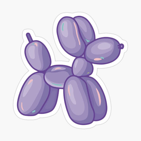 Pastel Purple Stickers, Cute Purple Stickers, Purple Stickers, Pastel Stickers, Purple Balloon, Trendy Stickers, Purple Stuff, Sticker Design Inspiration, Small Stickers