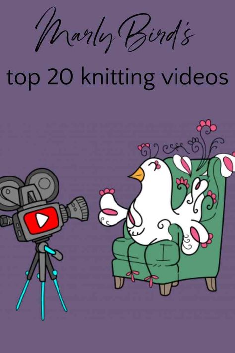 Marly Bird’s Top 20 YouTube Knitting Videos - Marly Bird Marley Bird Crochet, Marley Bird Knitting, Knitted Dog Sweater Pattern, Big Comfy Sweaters, Knitting Short Rows, Marly Bird, Beret Pattern, Knit Dog Sweater, Chunky Knit Hat