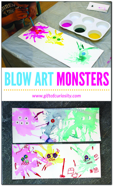 Blow Art, Art Activity For Kids, Creative Art Activities, Baldis Basics, Summer Art Projects, Preschool Art Projects, Preschool Art Activities, Art Activity, Tripod Stand