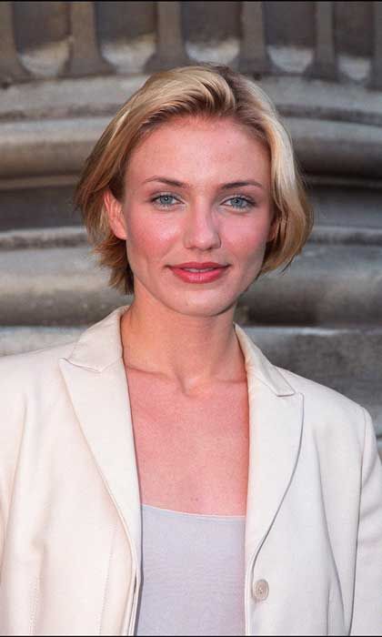 Cameron Diaz Short Hair, Cameron Diaz Hair, Blonde Haircuts, Shot Hair Styles, Big Chop, Round Face Haircuts, Cameron Diaz, Haircuts Straight Hair, Bleach Blonde