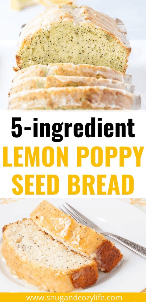 Lemon Poppyseed Bread With Cake Mix Simple, Lemon Poppy Seed Mini Loaves, Lemon Cake Mix Bread, Boxed Cake Mix Muffins, Lemon Poppy Seed Cake Mix Recipes, Lemon Loaf Recipes Using Cake Mix Boxes, Breads Using Cake Mixes, Easy Lemon Poppyseed Muffins Cake Mixes, Lemon Quick Bread Recipes