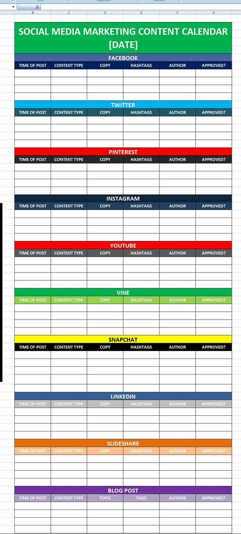 Social Media Calender Template Excel | Editorial Planner for Social Media Social Media Content Calendar Template, Editorial Calendar Template, Comunity Manager, Content Calendar Template, Social Media Content Calendar, Editorial Calendar, Content Calendar, Social Media Planning, Media Planning