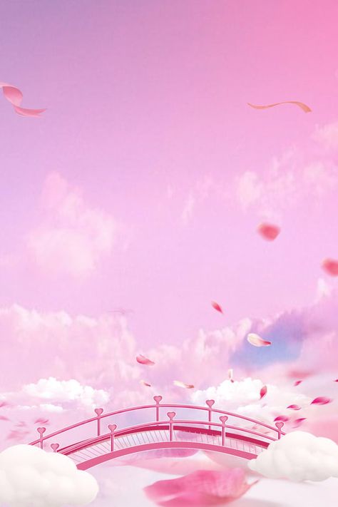 Beautiful Pink Background, Pink Sky Background, Romantic Backgrounds, Pink Background Aesthetic, Stage Concept, October Festival, Valentines Background, Star Festival, Pink Games