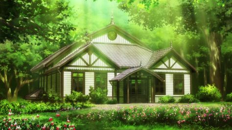 Anime Interior, Anime Houses, Casa Anime, Anime House, Anime Places, Ancient Magus Bride, Dnd Ideas, The Ancient Magus Bride, Anime City