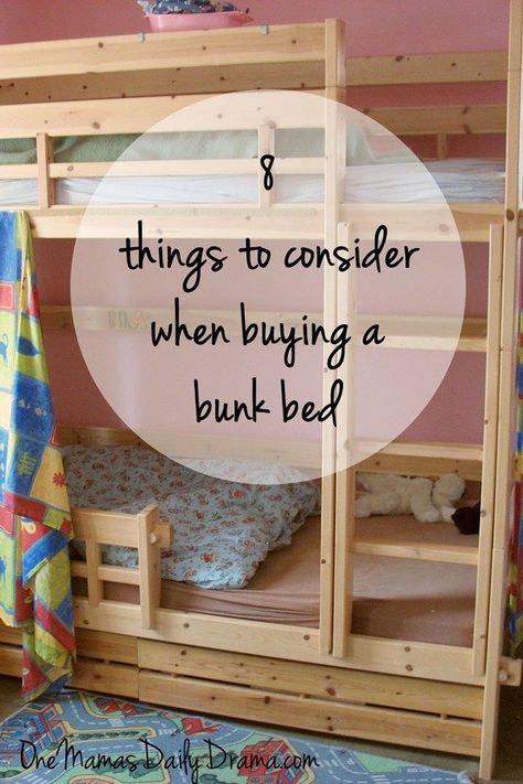 8 things to consider when buying a bunk bed | One Mama's Daily Drama --- Are you thinking about buying a bunk bed for your kids? This list will help you keep the important stuff in mind while planning. Bunk Bed Lighting Ideas, Boys Bunk Beds Room Ideas, Boys Room With Bunk Beds, Bunk Bed Lighting, Bunk Beds Room Ideas, Bunk Bed Organization, Bunk Bed Sheets, Room With Bunk Beds, Daily Drama