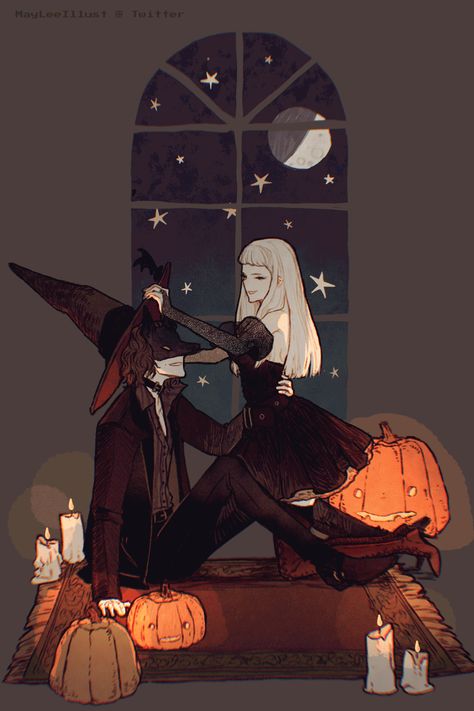 Whatsapp Wallpapers Hd, Arte Peculiar, Halloween Drawings, Witch Art, Art Inspiration Drawing, Halloween Art, Pretty Art, Character Design Inspiration, Dark Art