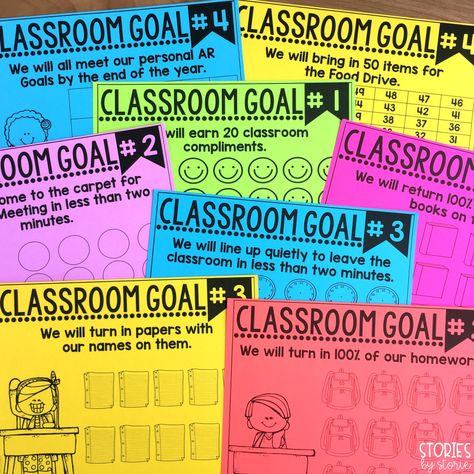 As you start another school year, I’m sure you have a million and one things planned to do with your students. One thing you should definitely take the time to do is set goals with your classroom. They really help set a purpose for ALL of your students and help with building classroom community. Healthy Shrimp Recipes, Goal Sheets, Teaching Classroom Management, Classroom Goals, Building Classroom Community, Goals Sheet, Shrimp Recipes Healthy, Classroom Culture, Classroom Behavior Management