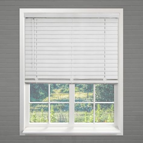 Found it at Wayfair - Cordless Vinyl Pickled Oak Horizontal/Venetian Blind Vinyl Mini Blinds, Vinyl Blinds, Best Blinds, Classic Window, Horizontal Blinds, Blinds Design, Mini Blinds, Custom Drapes, Venetian Blinds