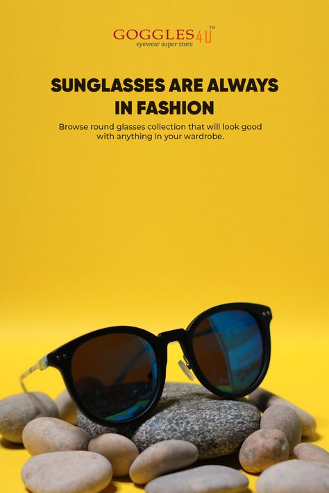 Glasses Advertising Ideas, Sunglasses Ads, Sunglasses Photoshoot, Eyewear Advertising, Sunglass Photography, Optician Marketing, Eyewear Ad, Feedback Design, Typography Images