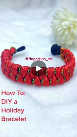 Paracord Braids, Holiday Bracelets, Diy Bracelets Patterns, 550 Paracord, Art How, Handmade Bracelet, Bracelet Patterns, Paracord, Diy Bracelets