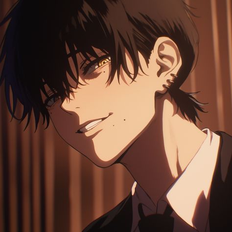 Male Anime Men Icon, Male Oc With Black Hair, Black Haired Oc Male, Anime Nerd Boy, Male Oc Ideas Character Design, Chainsaw Man Oc Male, Anime Men Pfp, Anime Black Male, Anime Black Hair Boy