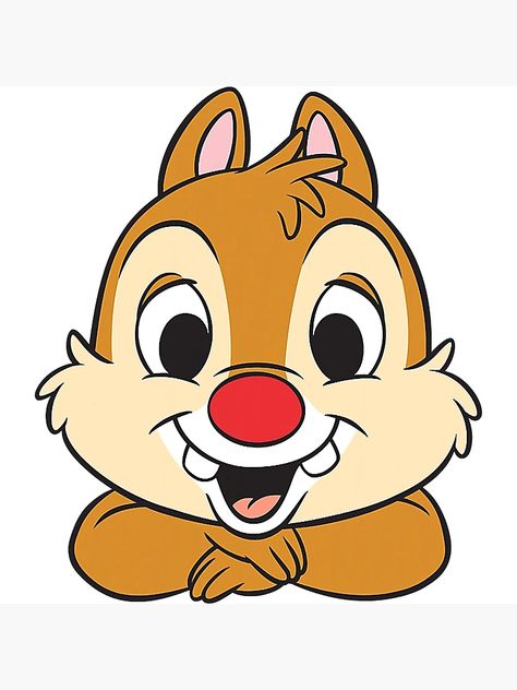 "Dale " Poster for Sale by HannahCreer | Redbubble Brown Cartoon Characters, Disney Animation Characters, Disney Characters Drawings, Disney Characters Clipart, Simple Cartoon Characters, Disney Doodles, Disney Character Drawings, Disney Clipart, Cartoon Drawings Disney