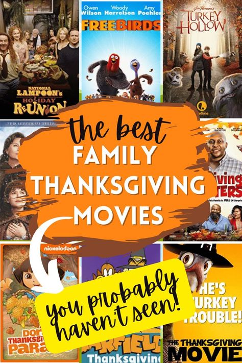 Fall Family Movies, Thanksgiving Cartoons, Thanksgiving Movies For Kids, Turkey Movie, Best Fall Movies, Thanksgiving Movie, Best Thanksgiving Movies, Thanksgiving Movies, Movie For Kids