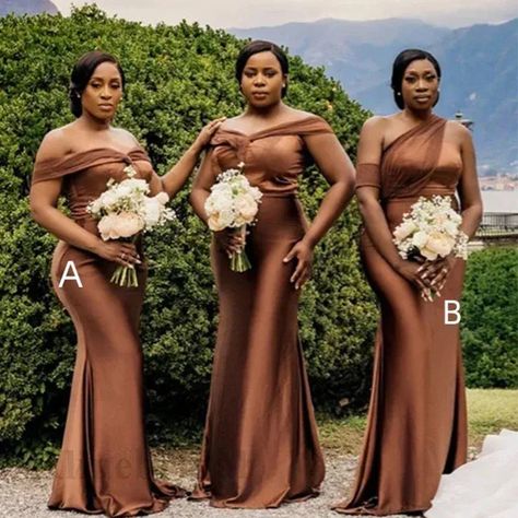 Mismatched Chocolate Mermaid Maxi Long Bridesmaid Dresses For Wedding, – SposaDresses Chocolate Brown Bridesmaids Dresses, Chocolate Brown Bridesmaid Dress, Brown Bridesmaid Dresses, Cheap Bridesmaid Dresses Online, Dress Couture, Green Mermaid, Cheap Bridesmaid, Bridesmaid Dresses Online, Cheap Bridesmaid Dresses