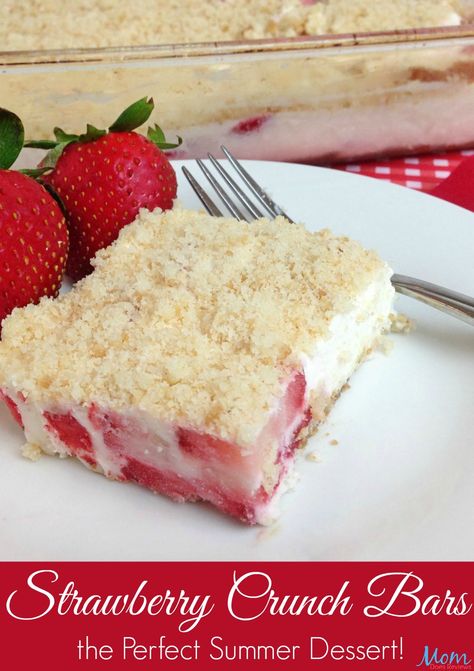 Strawberry Crunch Bars Strawberry Crunch Brownies, Strawberry Crunch Bars, Crunch Brownies, Crunch Bars Recipe, Desserts Strawberry, Strawberry Crunch, Crunch Bars, Crunch Bar, Birthday Desserts