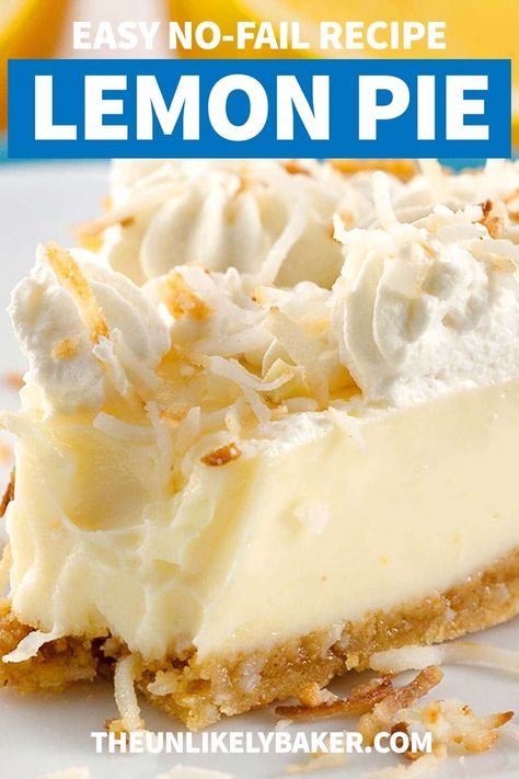 Meyer Lemon Dessert, Easter Pie Recipes Desserts, Meyer Lemon Pie Recipe, Easter Pie Recipes, Myer Lemon Recipes, Meyer Lemon Pie, Lemon Pie Recipe Condensed Milk, Easy Lemon Pie, Meyer Lemon Recipes