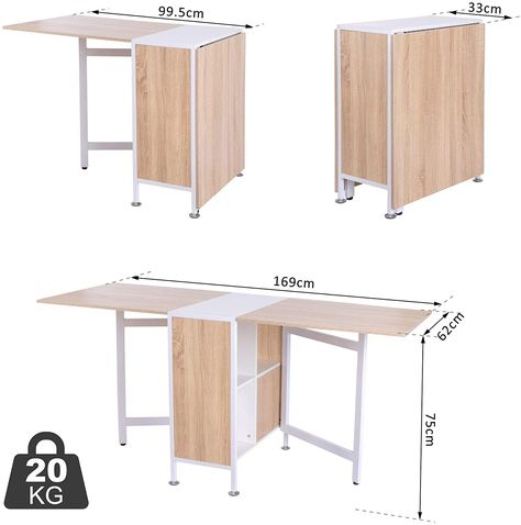 Small Kitchen Dining Room, Small Kitchen Dining, Display Ornaments, Folding Computer Desk, Foldable Dining Table, Table Folding, Folding Dining Table, Drop Leaf Dining Table, Foldable Table