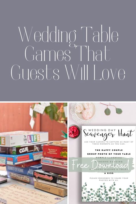 47 Wedding Table Games That Guests Will Love - Fun Party Pop Game Theme Rehearsal Dinner, Board Game Wedding Reception, Wedding Table Entertainment, Rehearsal Dinner Games, Indoor Wedding Games, Wedding Personal Touches, Board Game Wedding, Wedding Table Games, Reception Entertainment