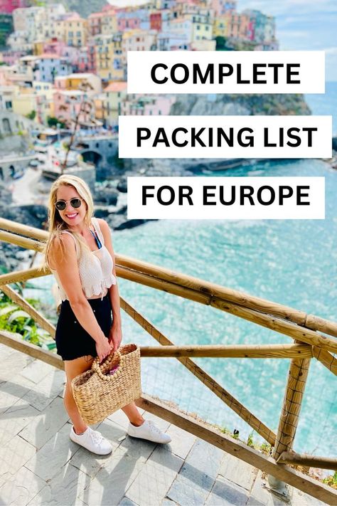 Traveling to Europe this summer? Our ultimate packing list for women ensures you have everything you need for an incredible adventure. #packinglistforvacation #packinglistforeurope #europesummervacation #europeanholiday #packinghacks #travelhacks #europepackinglist #traveloutfits #besttravelproducts Two Week Vacation Clothes, Europe Travel Packing List Summer, Euro Packing List, Euro Trip Packing List, What To Pack For A 2 Week Trip To Europe, Europe Packing Essentials, France Packing List Spring, Europe Vacation Packing List, Packing List For 2 Weeks In Europe