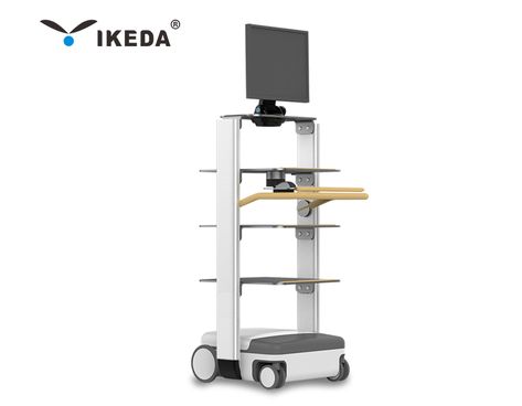 YKD-2002 Medical Endoscopy Cart Medical Trolley, Medical Cart, Trolley Table, Delivery Robot, Medical Device Design, Hospital Clinic, Industrial Design Trends, Medical Design, Id Design