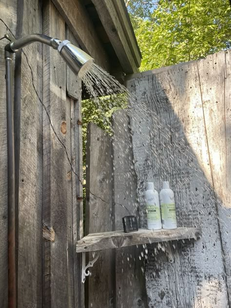 Outside Shower Aesthetic, Beach Shower Aesthetic, Sloan Core, Outdoor Shower Aesthetic, Swedish Summerhouse, Maine Aesthetic, Shower Aesthetic, Our First Home, Italian Summer