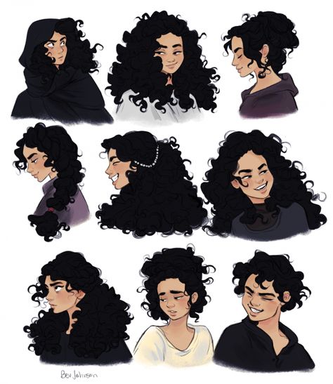 100 Modern Character Design Sheets You Need To See! Model Sheet Character, Anime Curly Hair, Curly Hair Cartoon, Cartoon Kunst, Character Inspiration Girl, Curly Hair Drawing, Pelo Anime, Character Design Tutorial, Character Design Cartoon