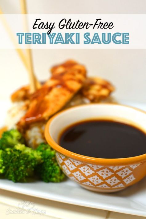 Gluten Free Teriyaki Sauce Recipe, Gluten Free Teriyaki, Gluten Free Teriyaki Sauce, Chicken Teriyaki Sauce, Gluten Free Chinese, Gluten Free Sauces, Teriyaki Sauce Recipe, Gluten Free Soy Sauce, Chicken Teriyaki