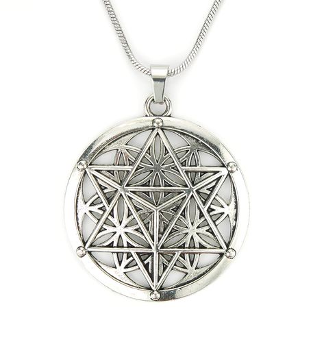 Sacred Geometry Jewelry, Geometry Jewelry, Unique Pendant, Flower Of Life, Metal Charm, Fashion Jewelry Necklaces, Sacred Geometry, Jewelry Gift Box, Snake Chain