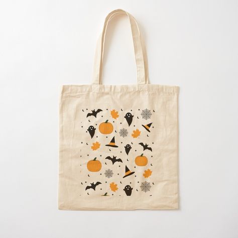 Get my art printed on awesome products. Support me at Redbubble #RBandME: https://www.redbubble.com/i/tote-bag/Cute-Halloween-patterns-orange-pumpkin-smiling-ghost-and-bats-orange-pastel-halloween-by-UniqueMw/56802003.P1QBH?asc=u Fall Tote Bag Painting Ideas, Halloween Tote Bags Diy, Halloween Cricut, Fall Tote Bag, Fall Tote, Pastel Halloween, Embroidered Tote Bag, Halloween Tote Bag, Pumpkin Ghost