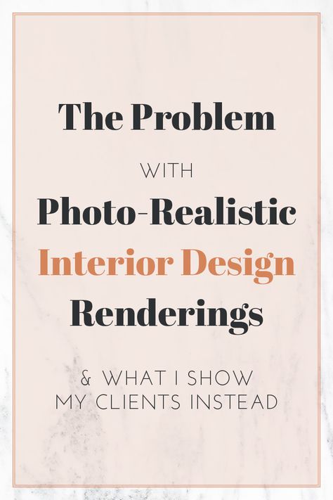 Photo-realistic interior design renderings aren't always the best communication method. Find out why I don't offer them and what I show my clients instead. Fancy Interior Design, Interior Design Render, Fancy Interior, Interior Design Jobs, Interior Design Career, Communication Methods, Interior Design Renderings, Interior Decorating Tips, Interior Design Guide