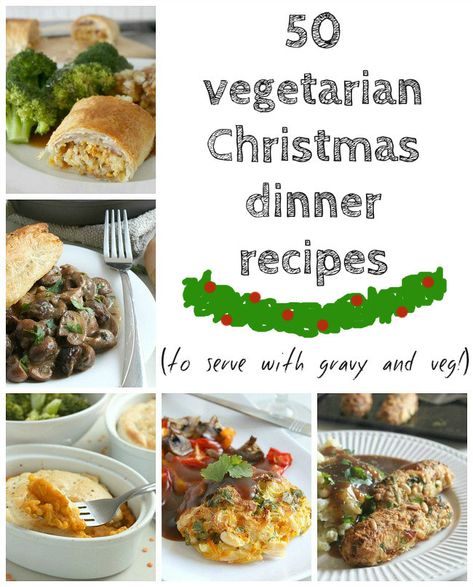 Great Round-up of 50 vegetarian Christmas dinner recipes from Amuse Your Bouche, and thanks for including two recipes from Kalyn's Kitchen! Vegetarian Christmas Dinner, Vegetarian Christmas Recipes, Christmas Dinner Recipes, Vegan Christmas Dinner, Jul Mad, Vegetarian Ideas, Simple Desserts, Plat Vegan, Vegetarian Christmas