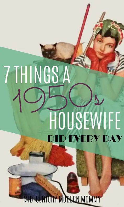 1950s Diet, 1950 Housewife, Vintage Homemaker, The Good Wife's Guide, Housewife Life, Household Cleaning Schedule, 1950s Housewife, Happy Homemaking, Keep Your House Clean