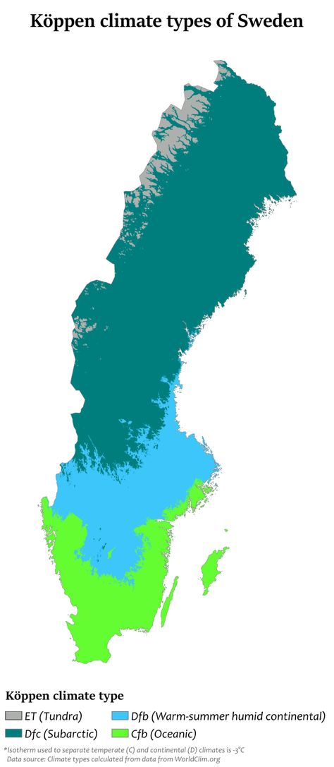 Köppen climate classification types of Sweden Kingdom Of Sweden, Rain Shadow, Swedish Girls, Nordic Countries, Weather And Climate, Northern Europe, Popular Music, Chemistry, Norway